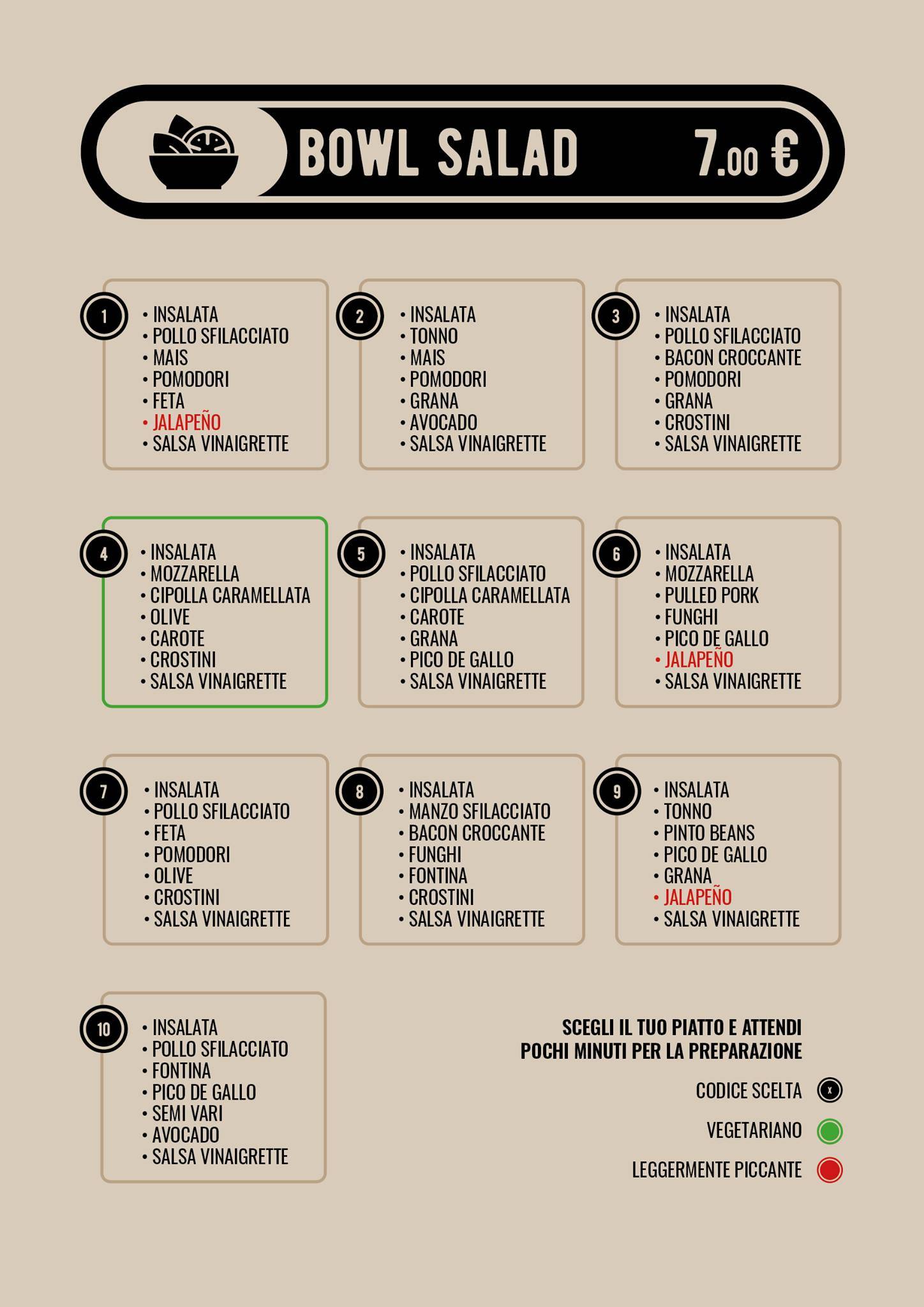 Menu di Taco Truck 