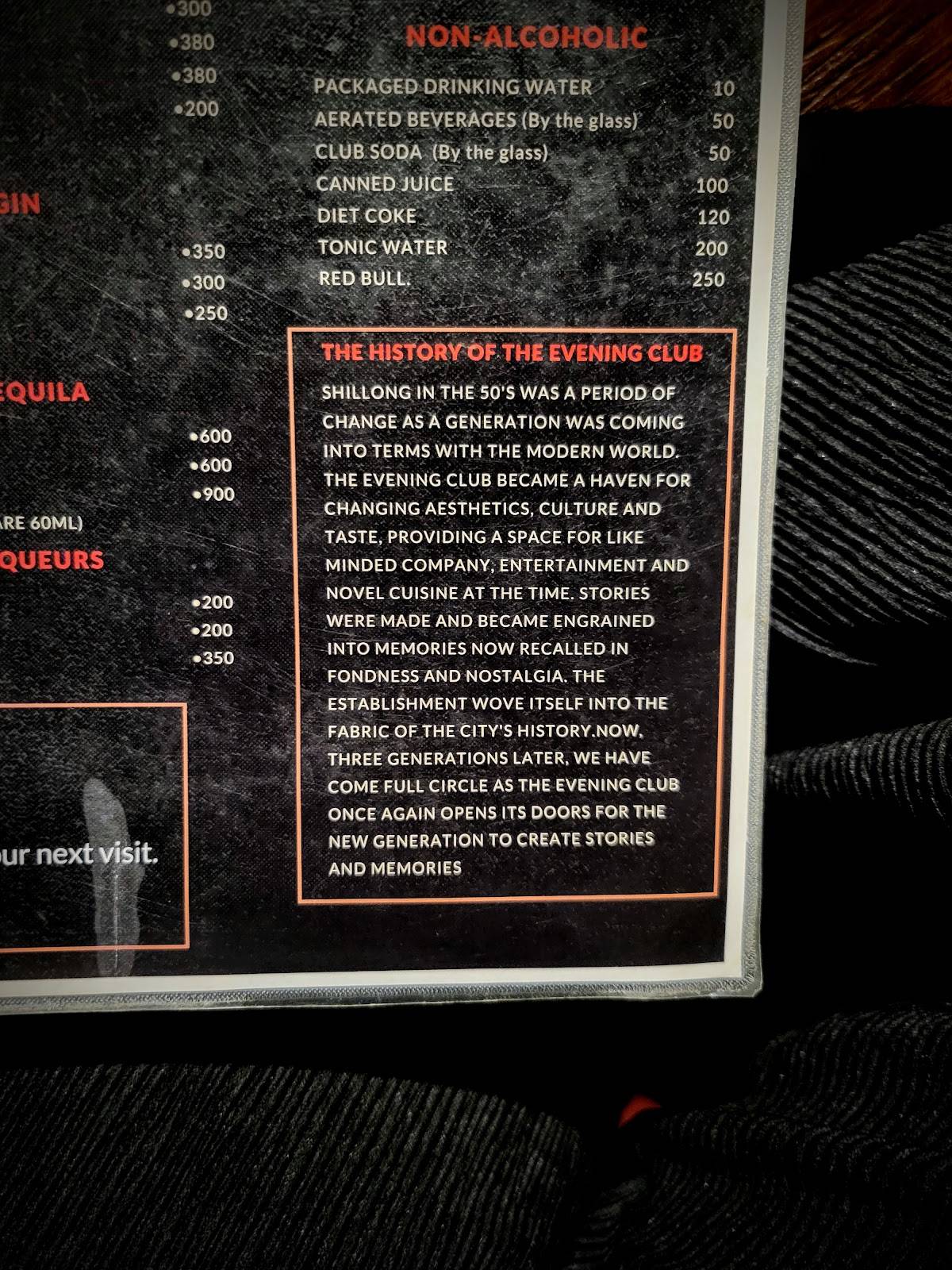 Tango RestoBar & Lounge menu