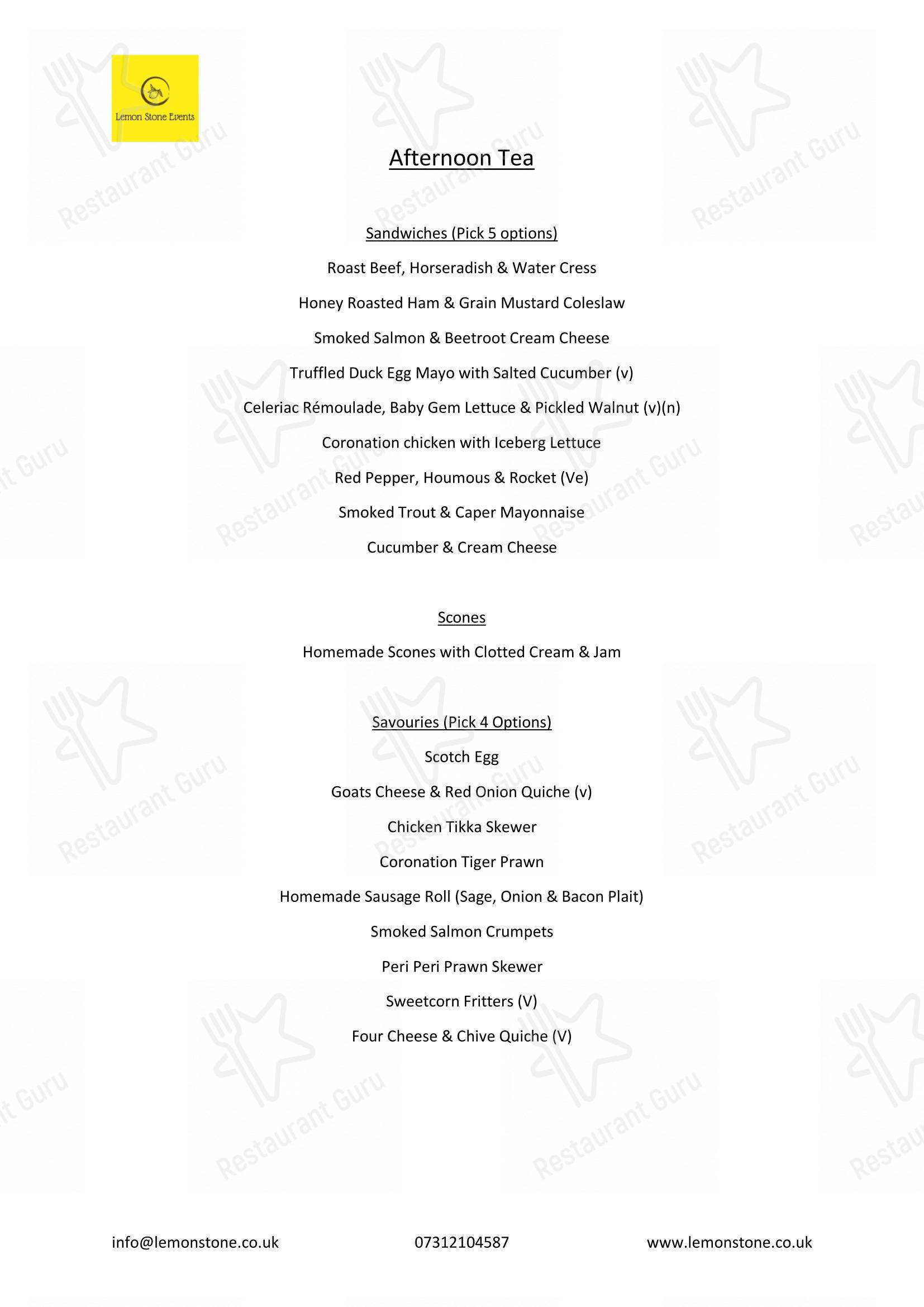 Menu bar per Tao sushi in Castellanza