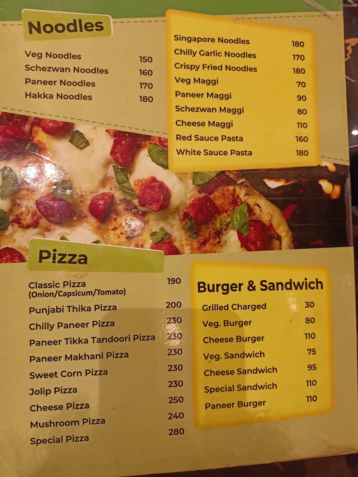 Teetu sweets and restaurant menu