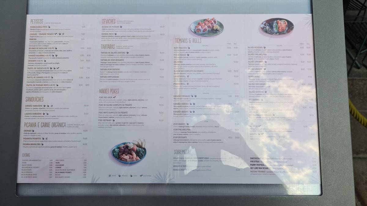 Menu di Temakinho Torino 