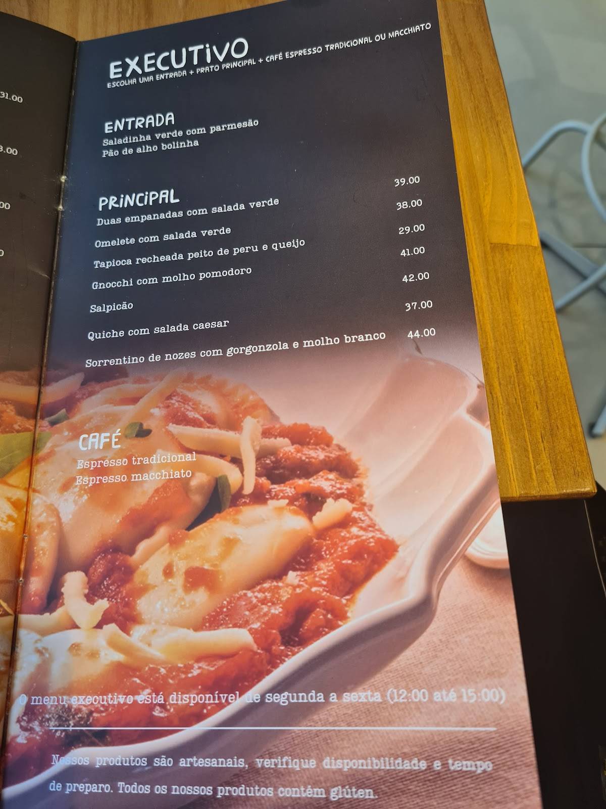 Tenro Café Américas cardápio