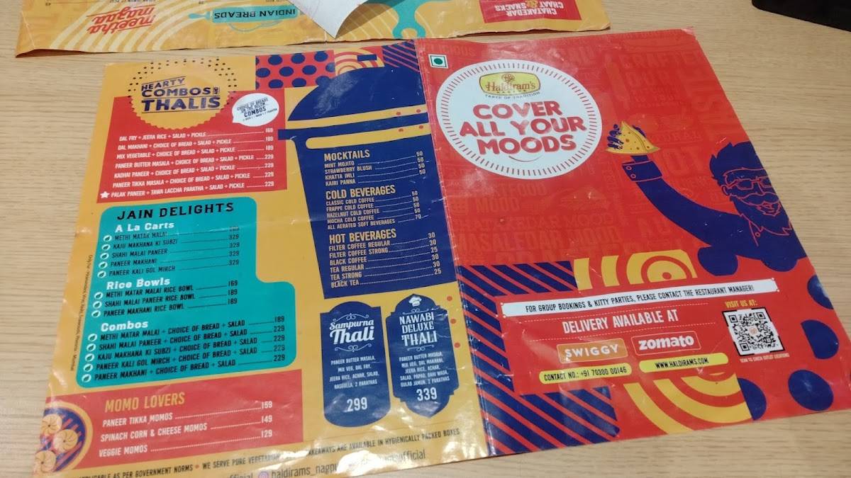 Haldiram's menu