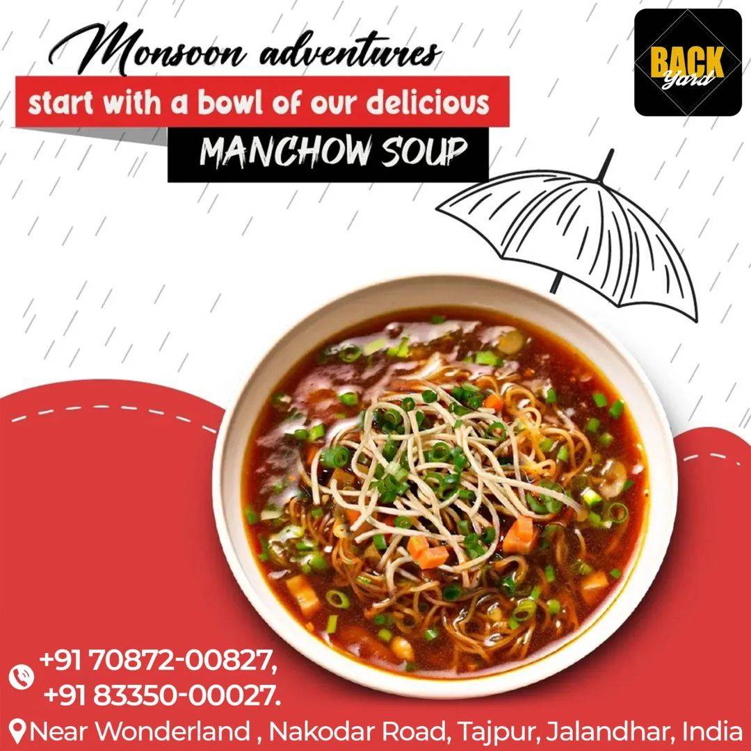 The Backyard farms in jalandhar / Best Resturant in jalandhar / Delicious Food resturant in jalandhar menu