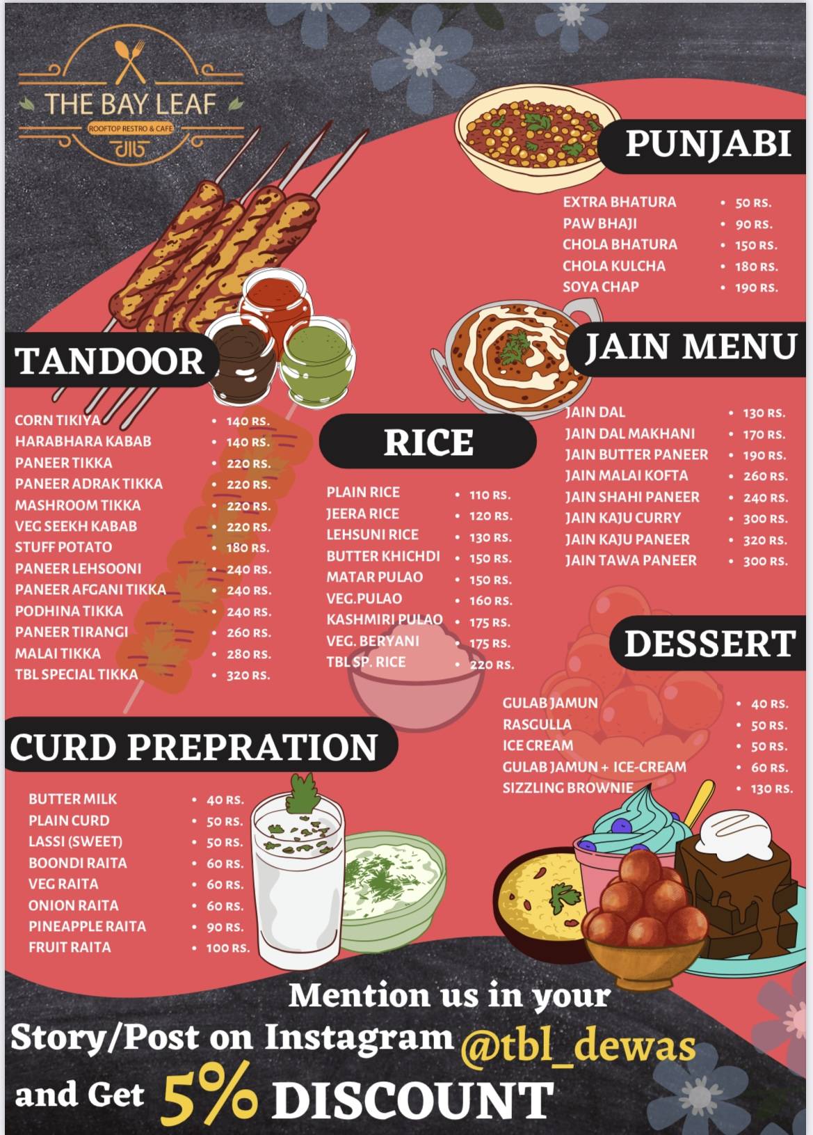 The Bay Leaf menu