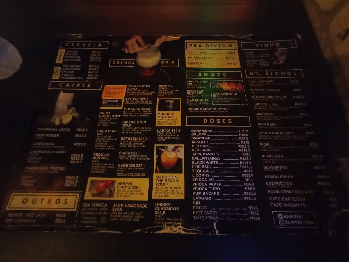 The Brikynn Pub 301 cardápio