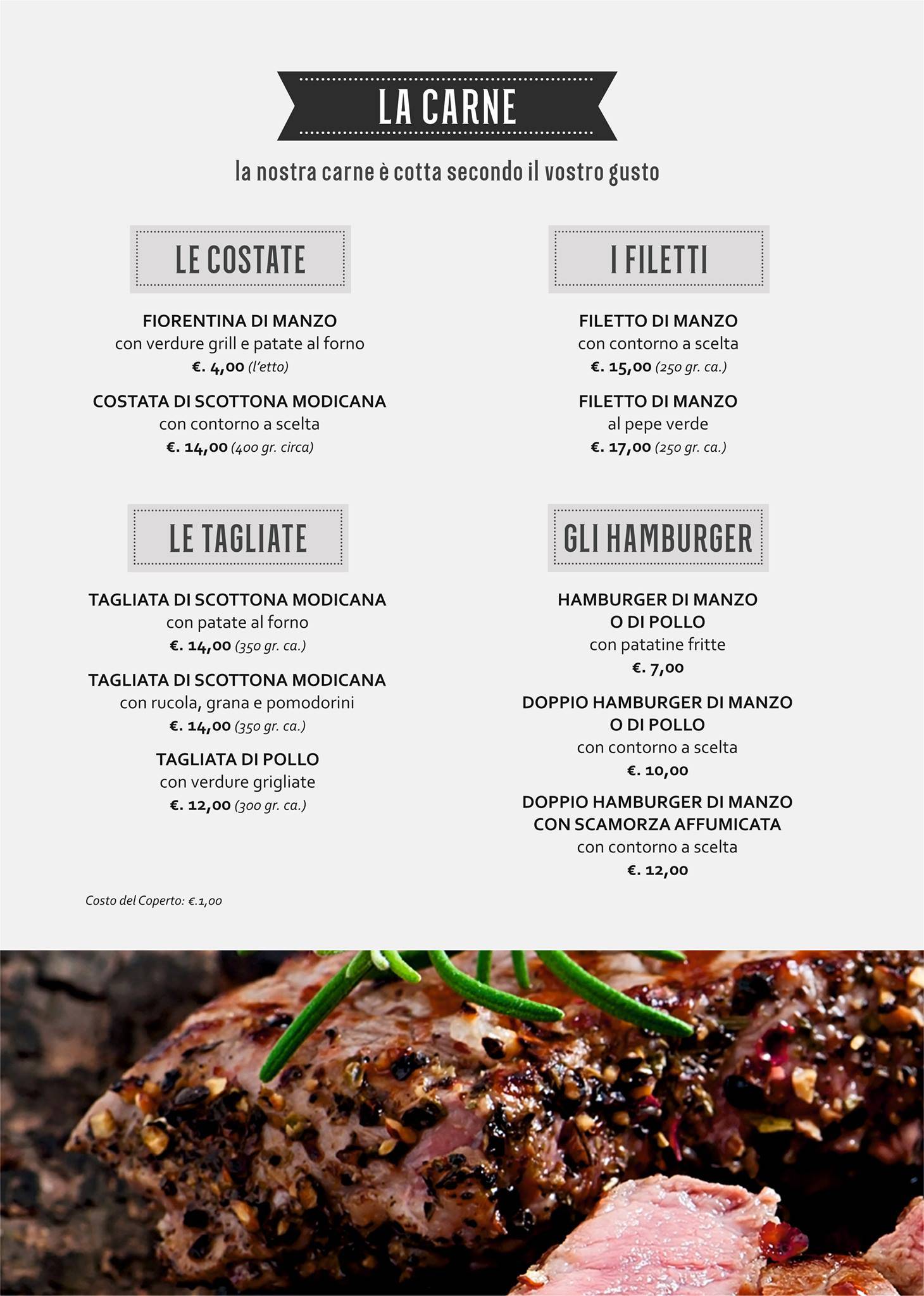 Menu di The Burg al Duomo 