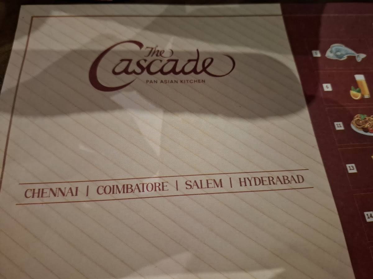 The Cascade menu