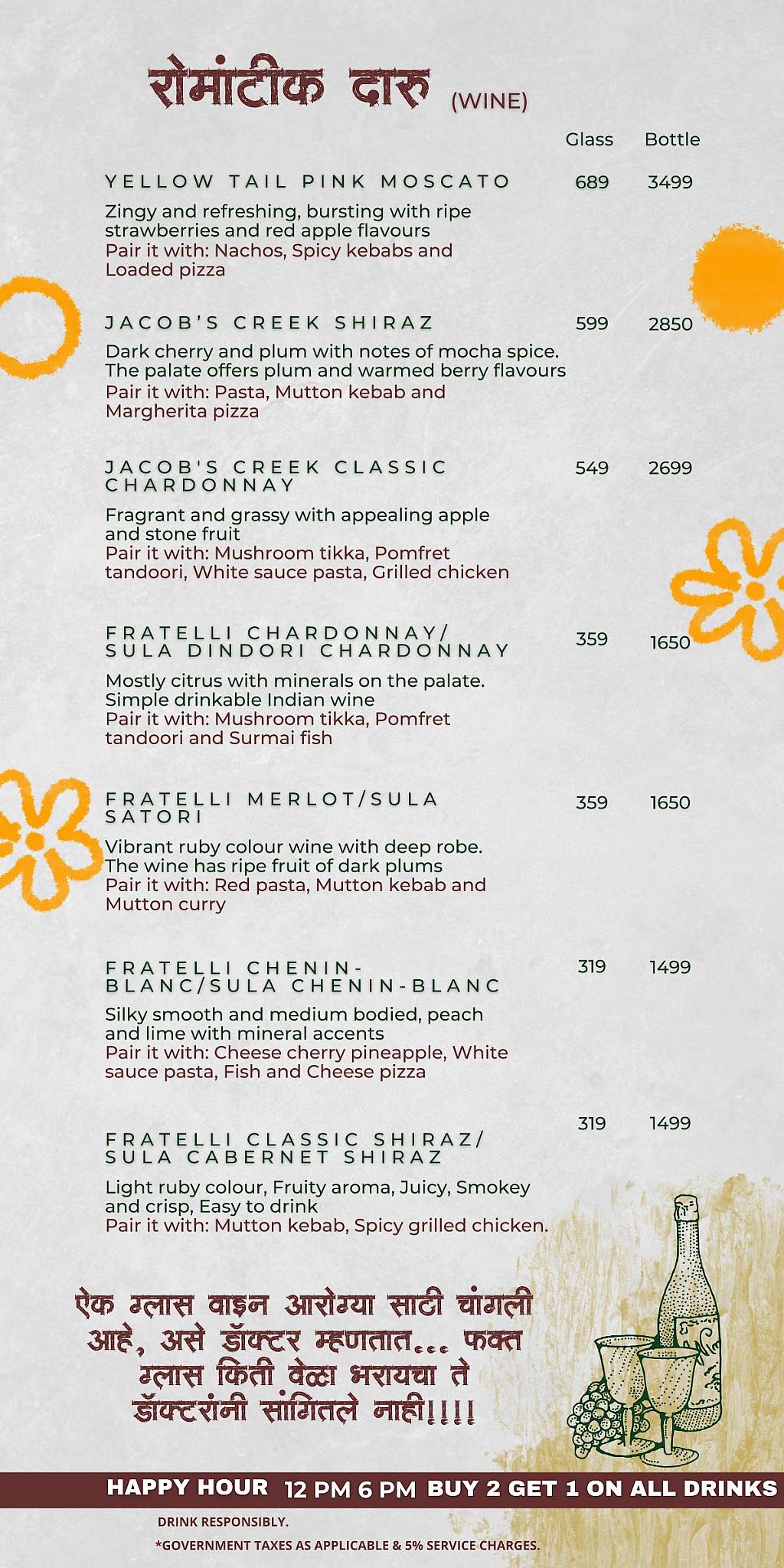 The Chandralok Kitchen Bar-Family & Pet-Friendly, Cosy Couple-Friendly Birthday & Corporate Party Venue, in Karve Nagar menu