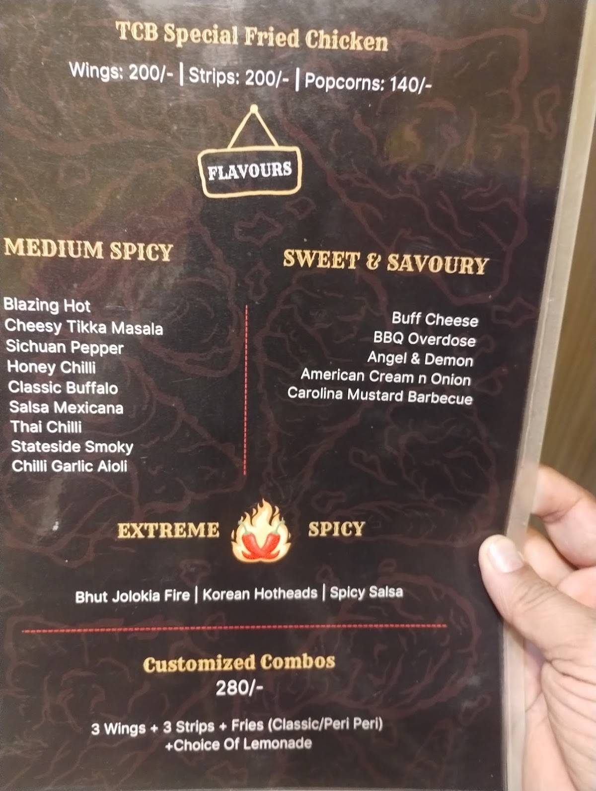 The Chicken Brothers menu
