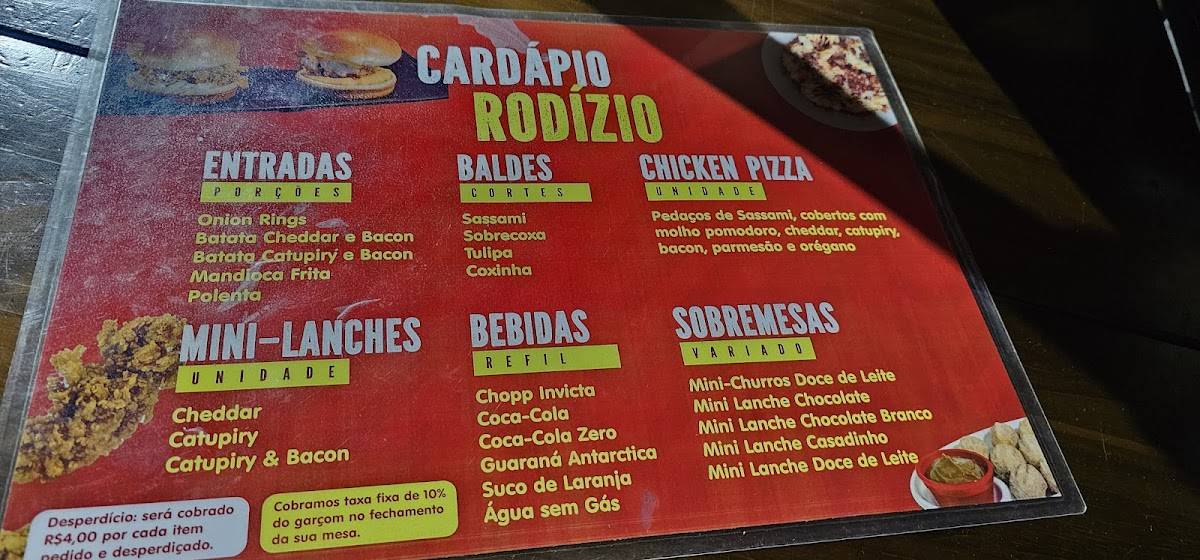 The Chicken - Café cardápio