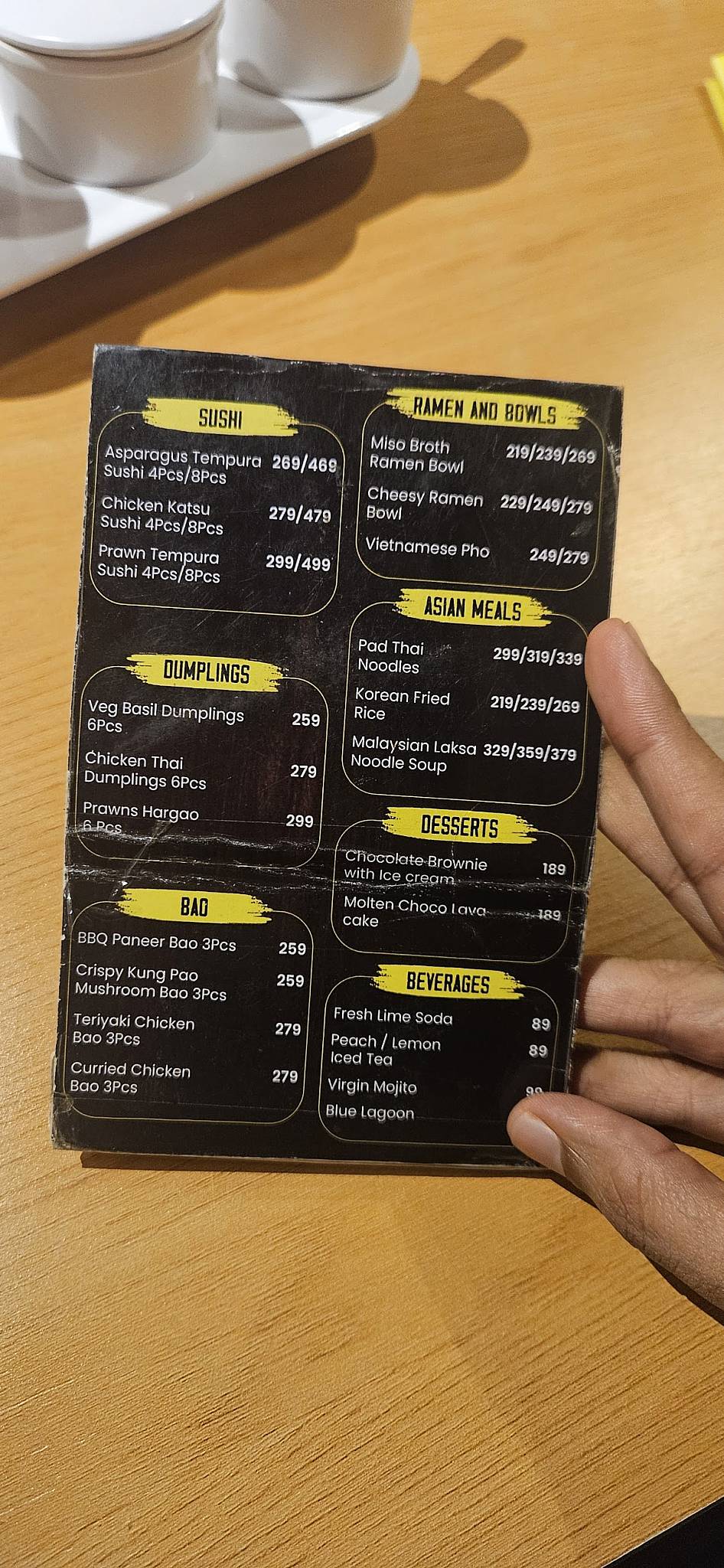 The Chinese Wok menu