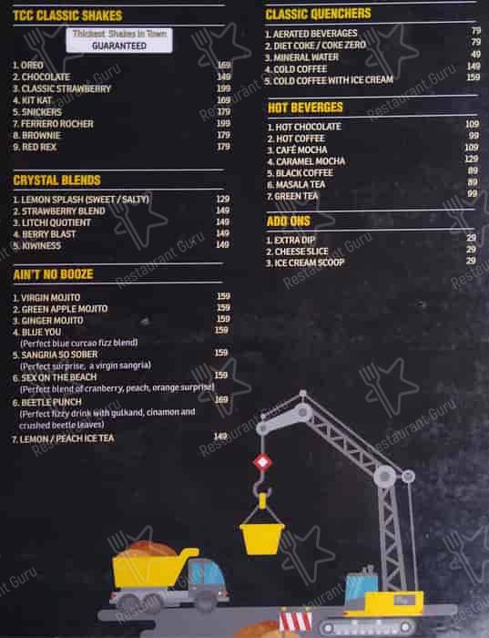 CAFE CITY LIGHT menu