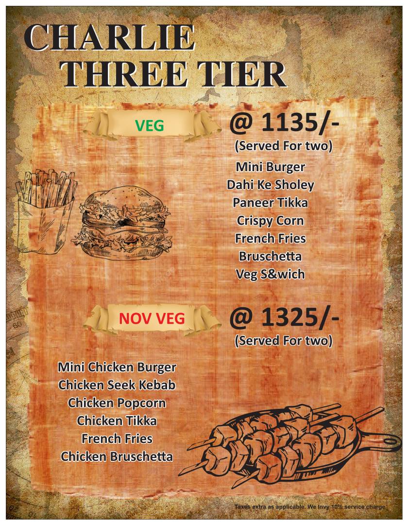 The Flying Dutchman , 5th Floor, Bhutani City Center Mall Noida Sector-32 menu