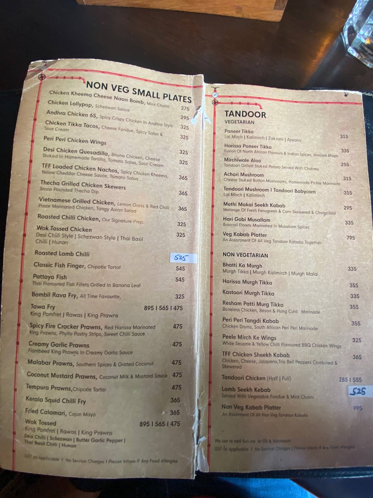 Menu at The Food Foundry, Navi Mumbai