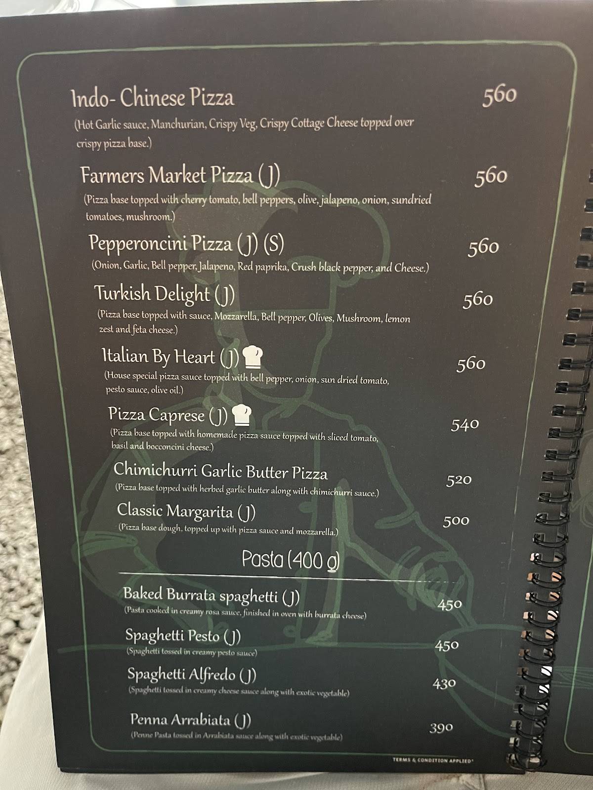 The House of Earthmonk menu