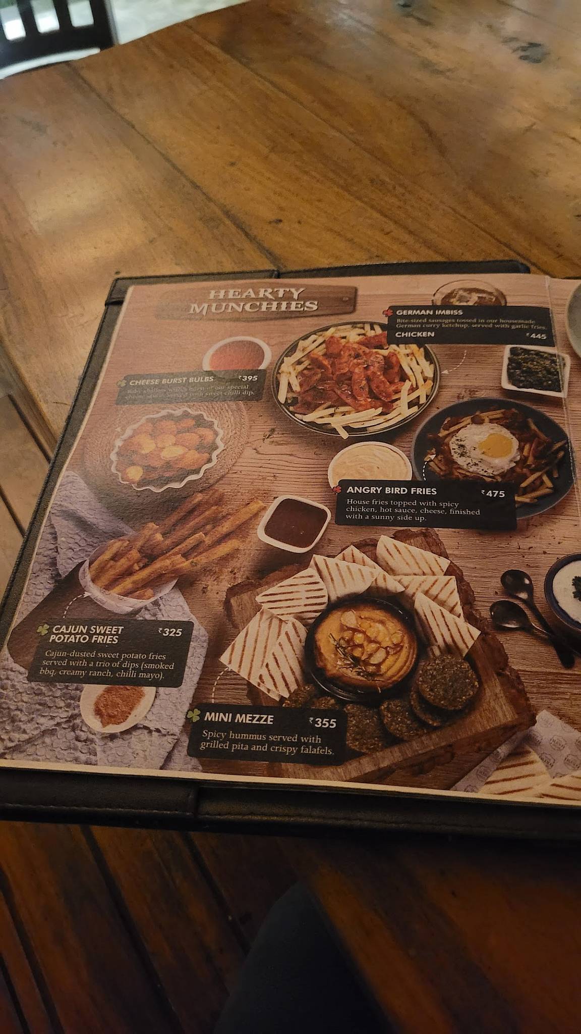 The Irish House, Belagavi menu