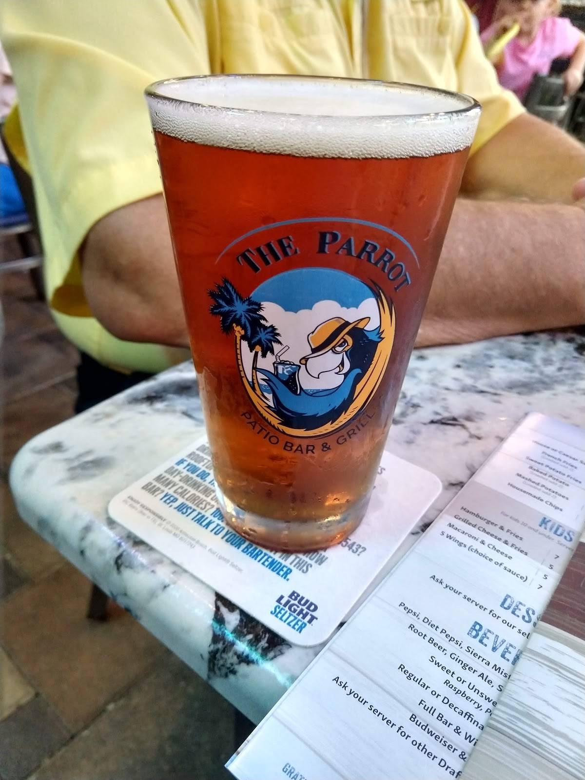 Menu at The Parrot Patio Bar & Grill, Bradenton