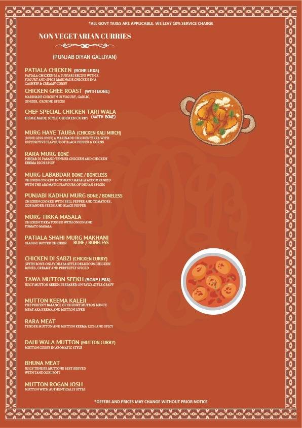 The Patiala Kkitchen - best restaurant in noida Punjabi restaurant in noida family restaurant in noida menu