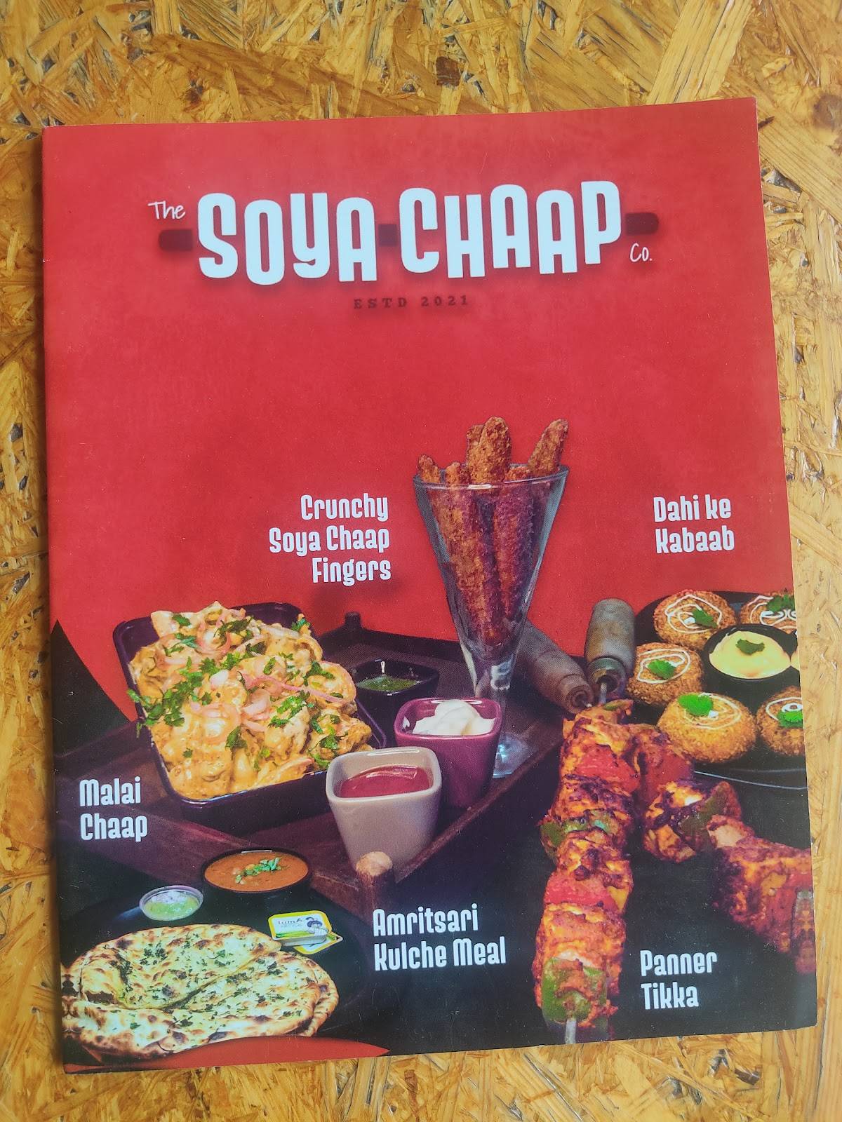 The Soya Chaap Co. menu