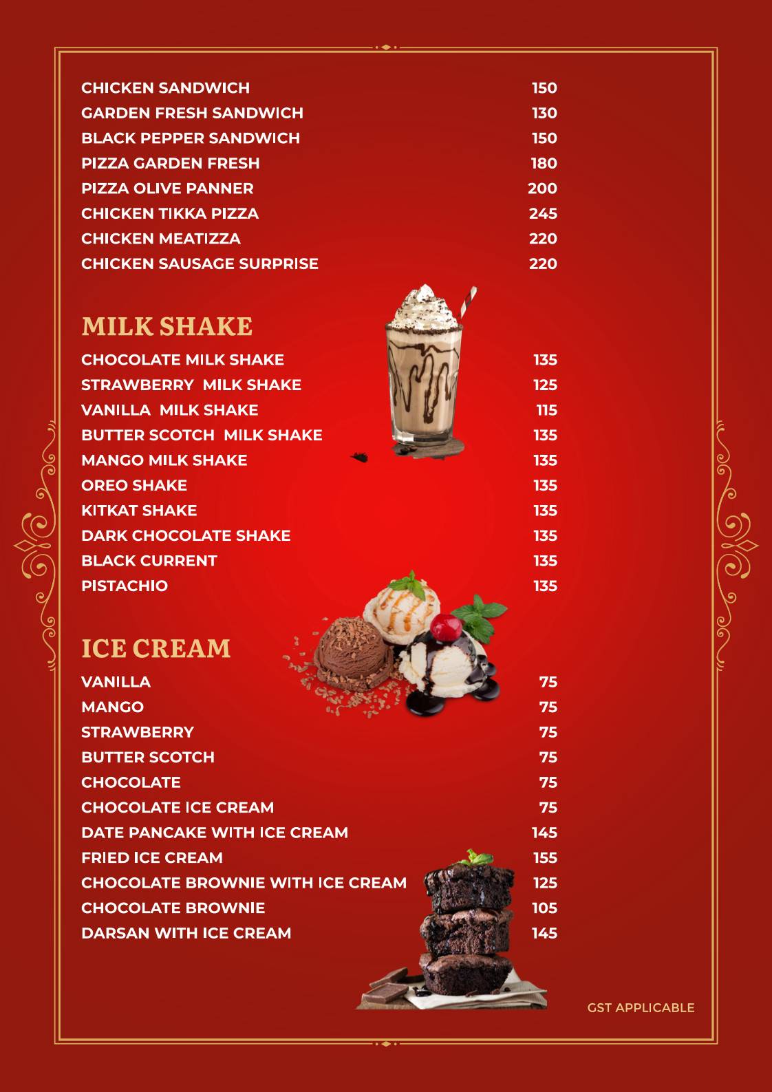 Thiru's Hot Kitchen Restaurant menu