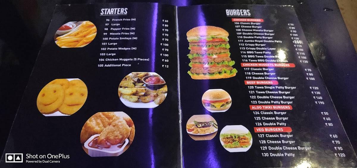 The Coffee Factory menu