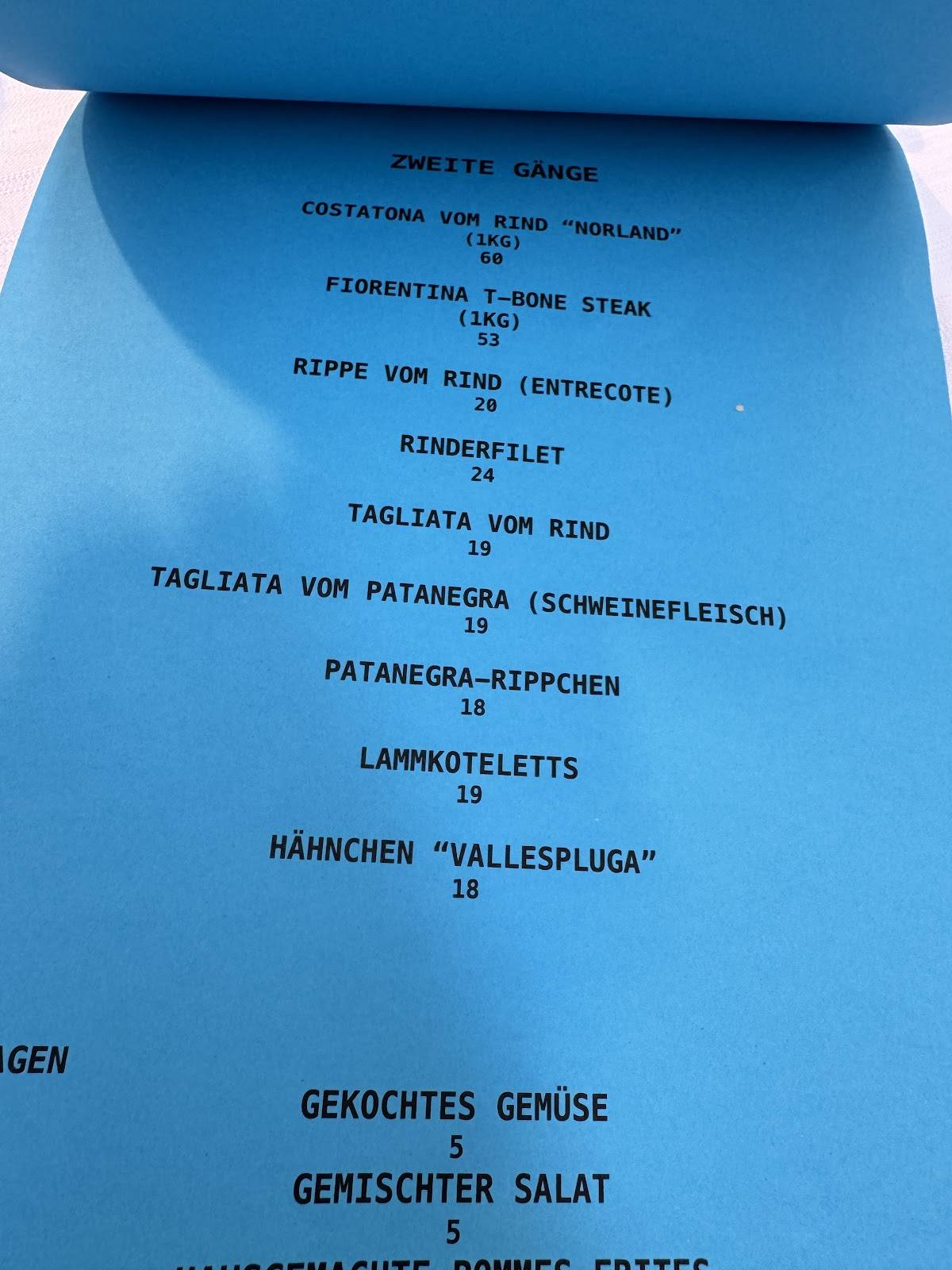 Menu di Trattoria Rocchetti 