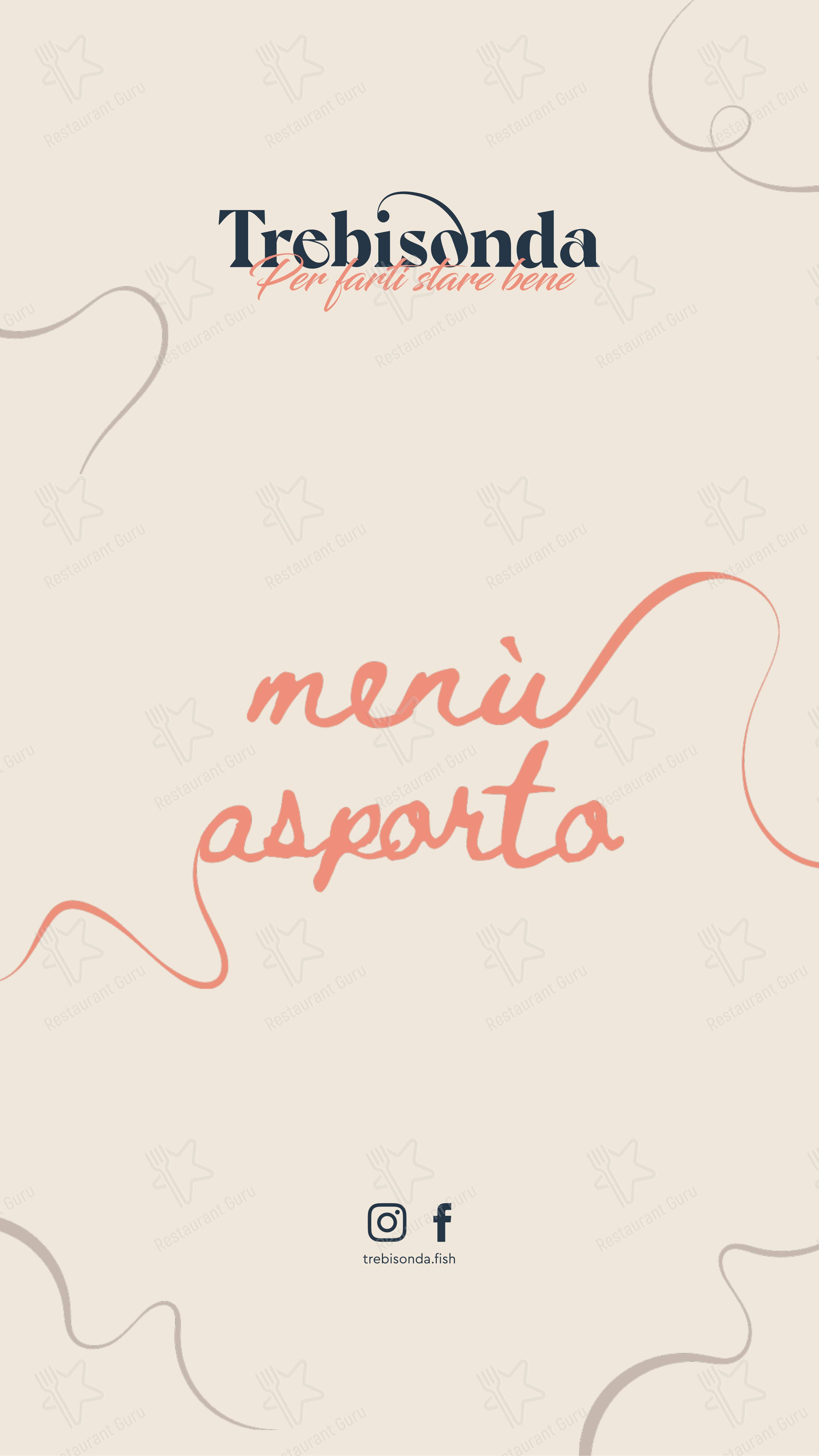 TREBISONDA Fishbar & Restaurant in Lissone - Menu bar