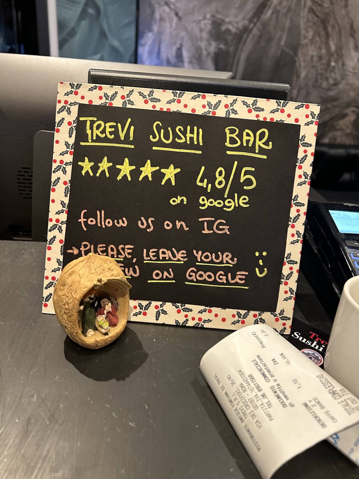 Menu di Trevi sushibar 