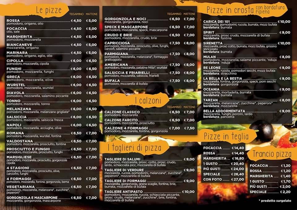 Menu di Pizza Flash 