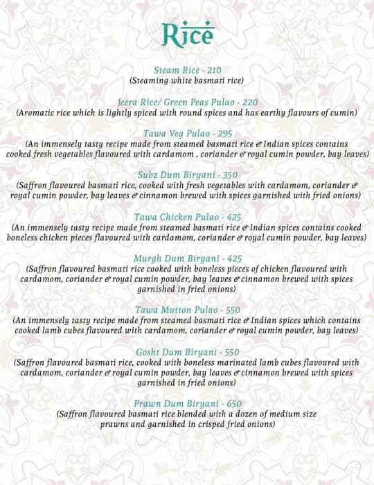 Turkey Central menu