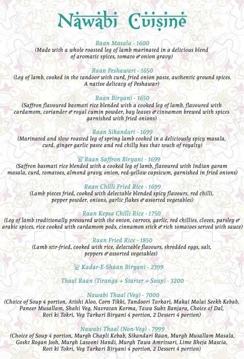Turkey Central menu