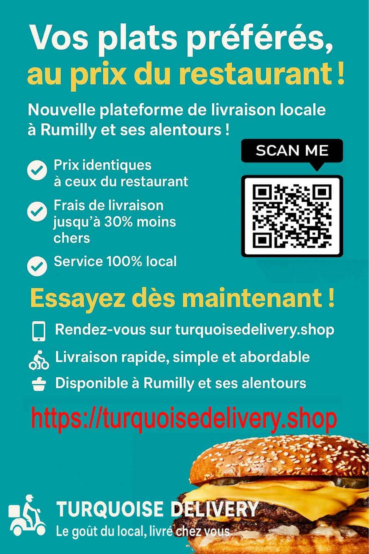 Menu de Turquoise kebab
