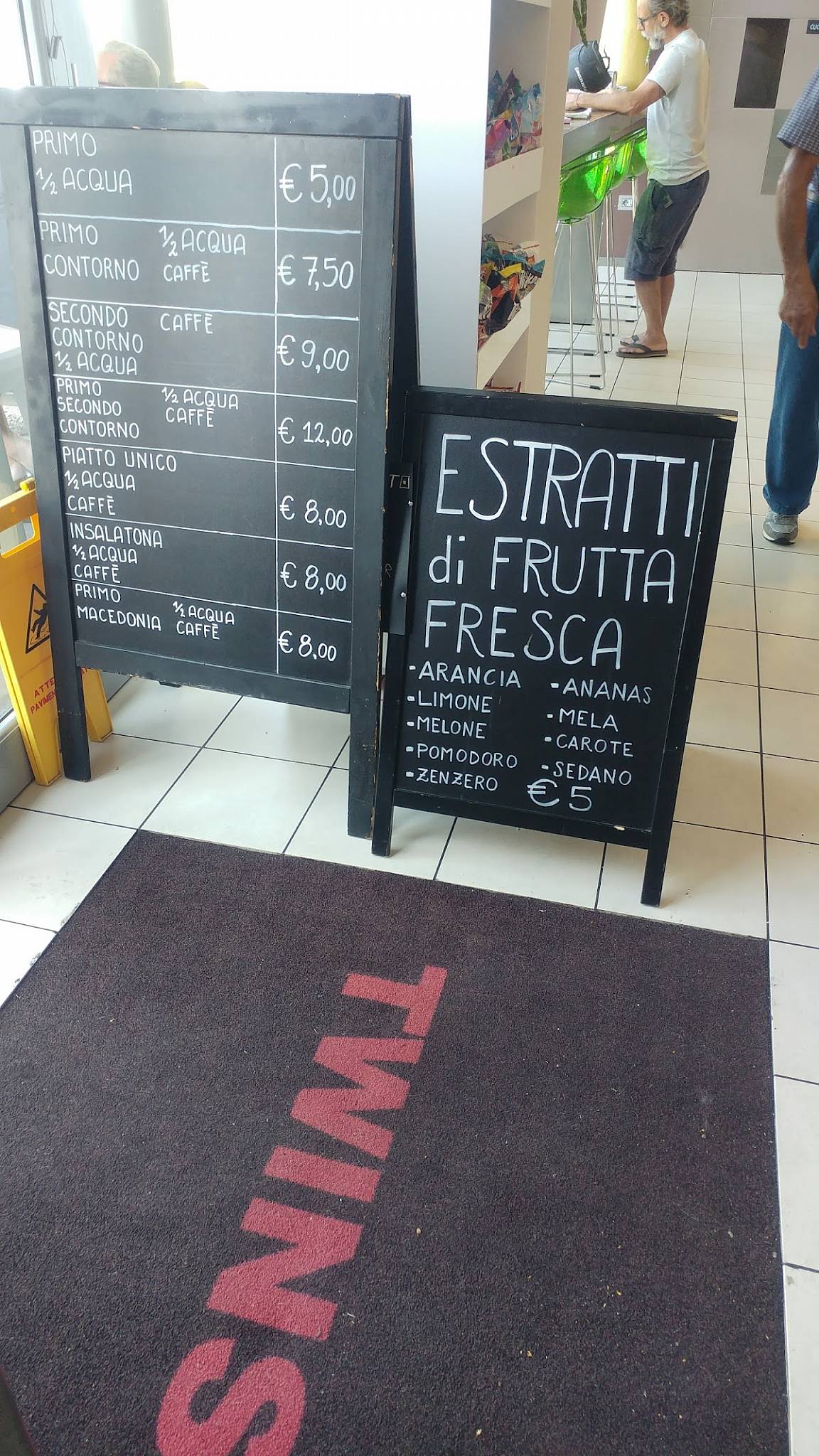 Menu di Bar Aperitivi Twins Navacchio 