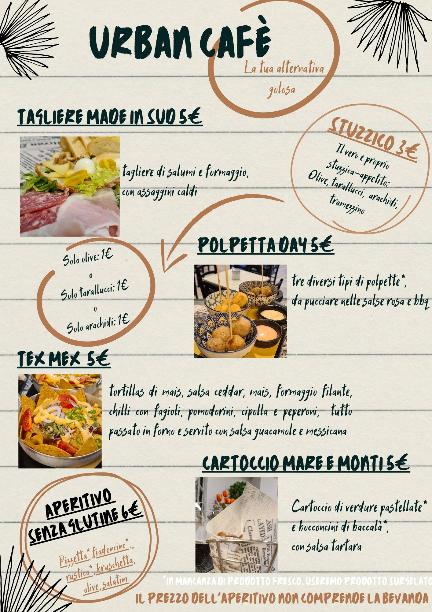 Menu di Urban Cafè 
