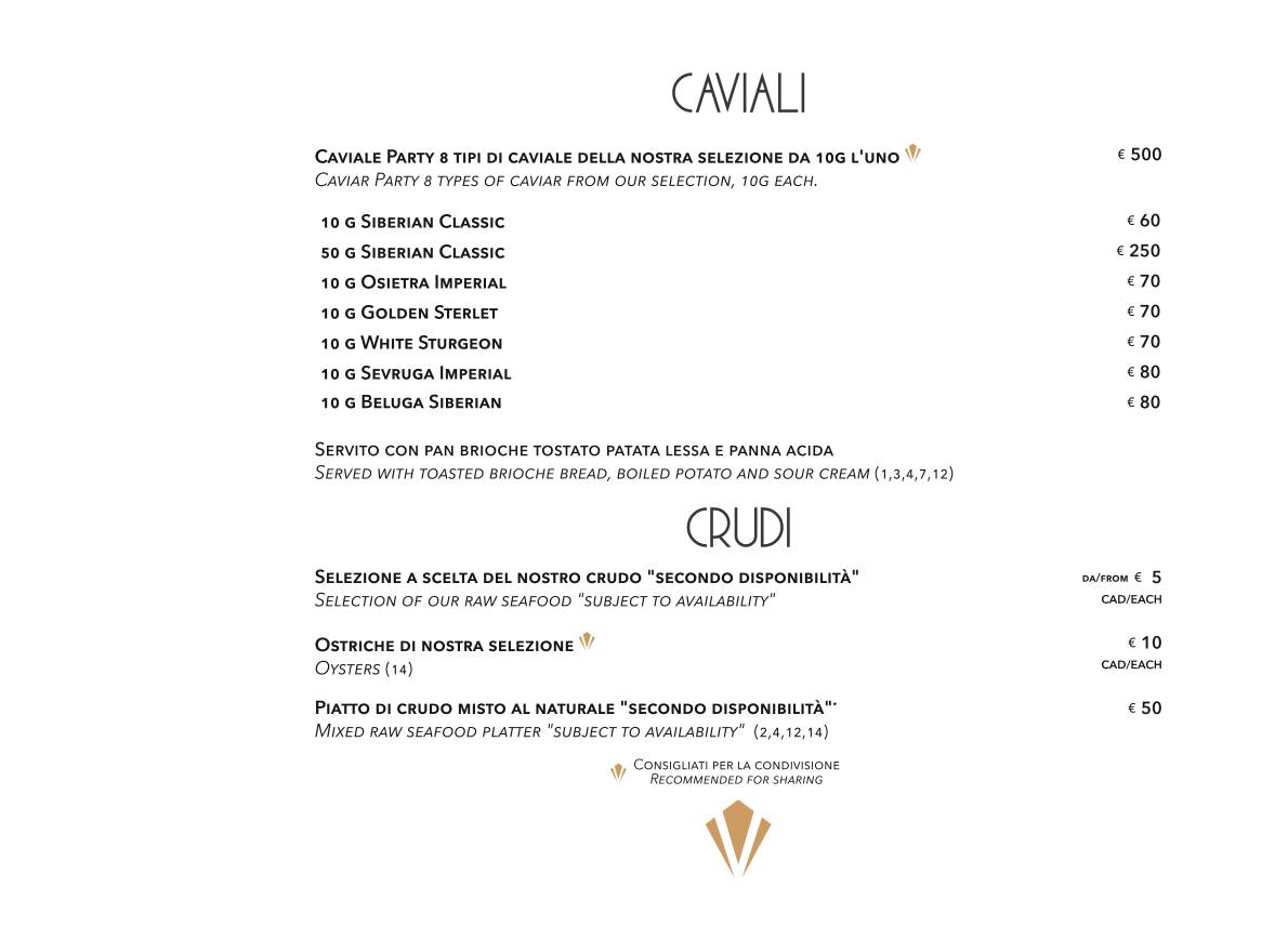 Menu di Valentyne Restaurant & Club 