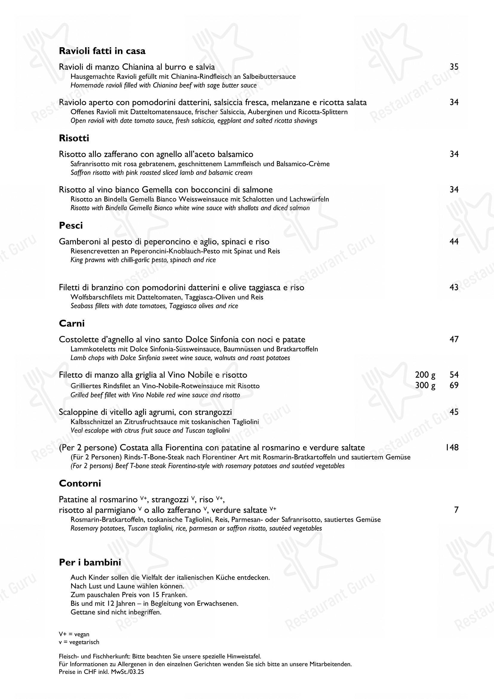 Menu bar per Vallocaia ristorante