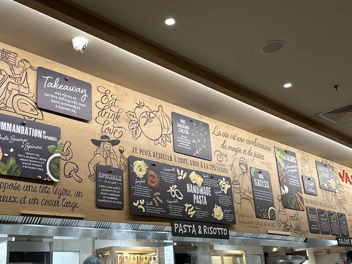 Menu de Vapiano Créteil - Pasta Pizza Bar