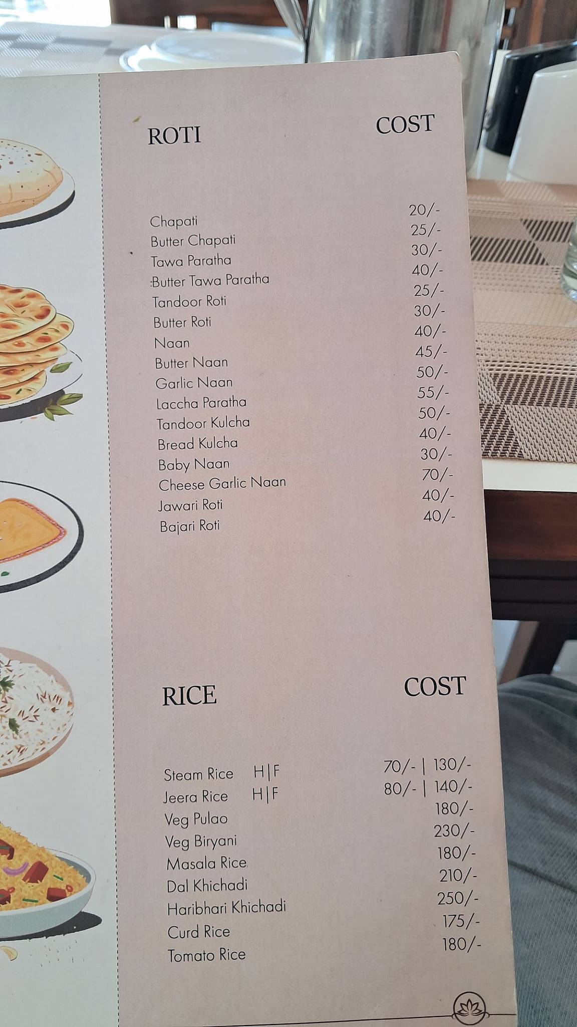 Vedaay Pure Veg Restaurant menu