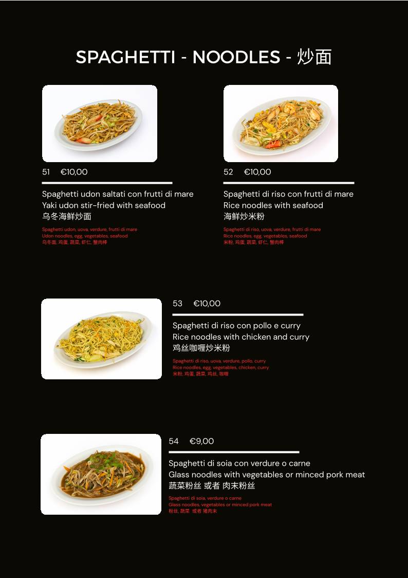 Menu di Ristorante Sushi Venezia Asia - 亞洲飯店 