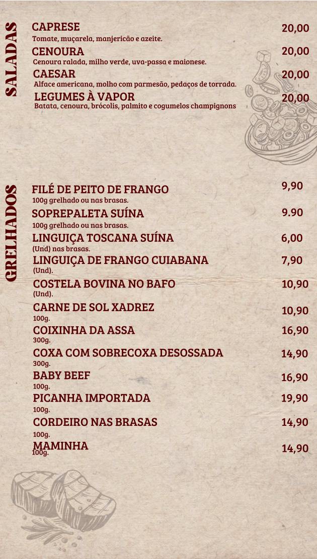 Very Pizzas cardápio