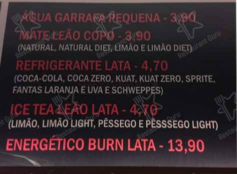 Vezpa Pizzas cardápio