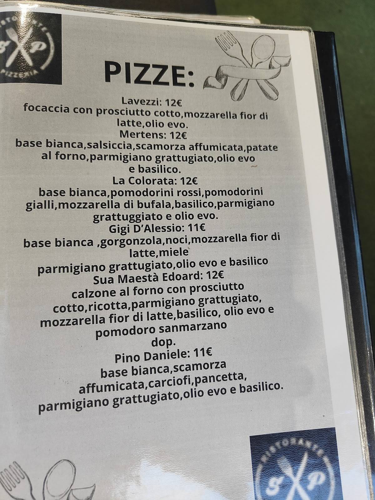 Menu di Sale e Pepe