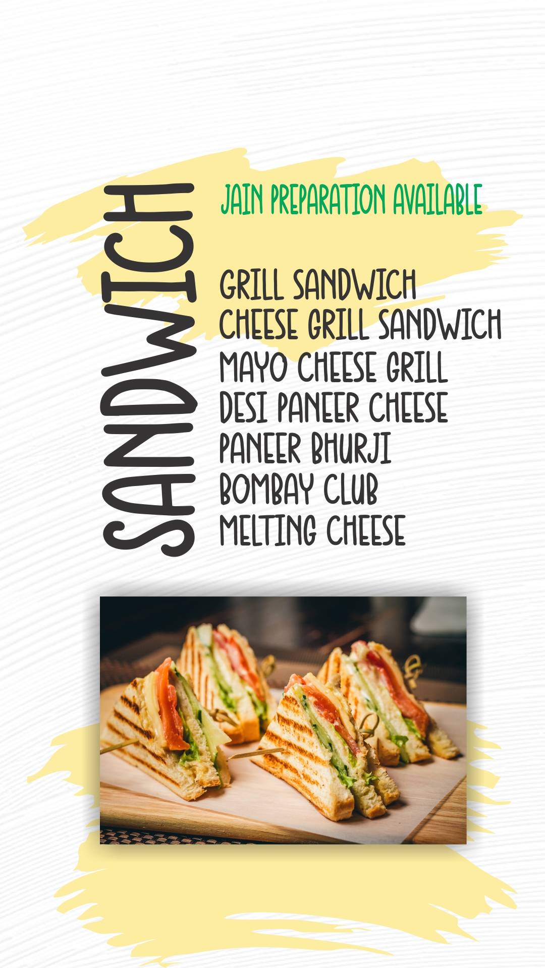 Videsi Locha menu