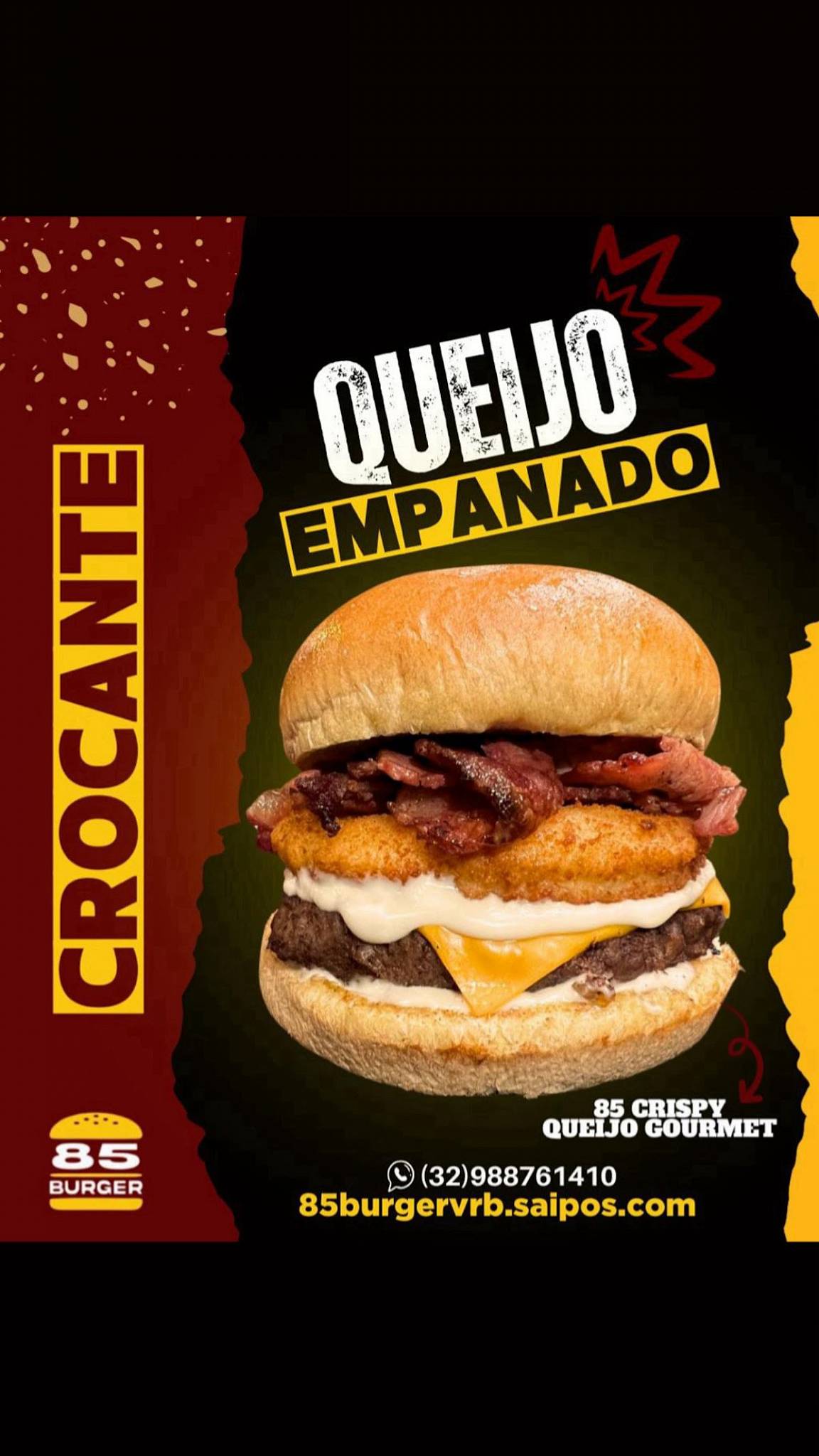 85Burger cardápio