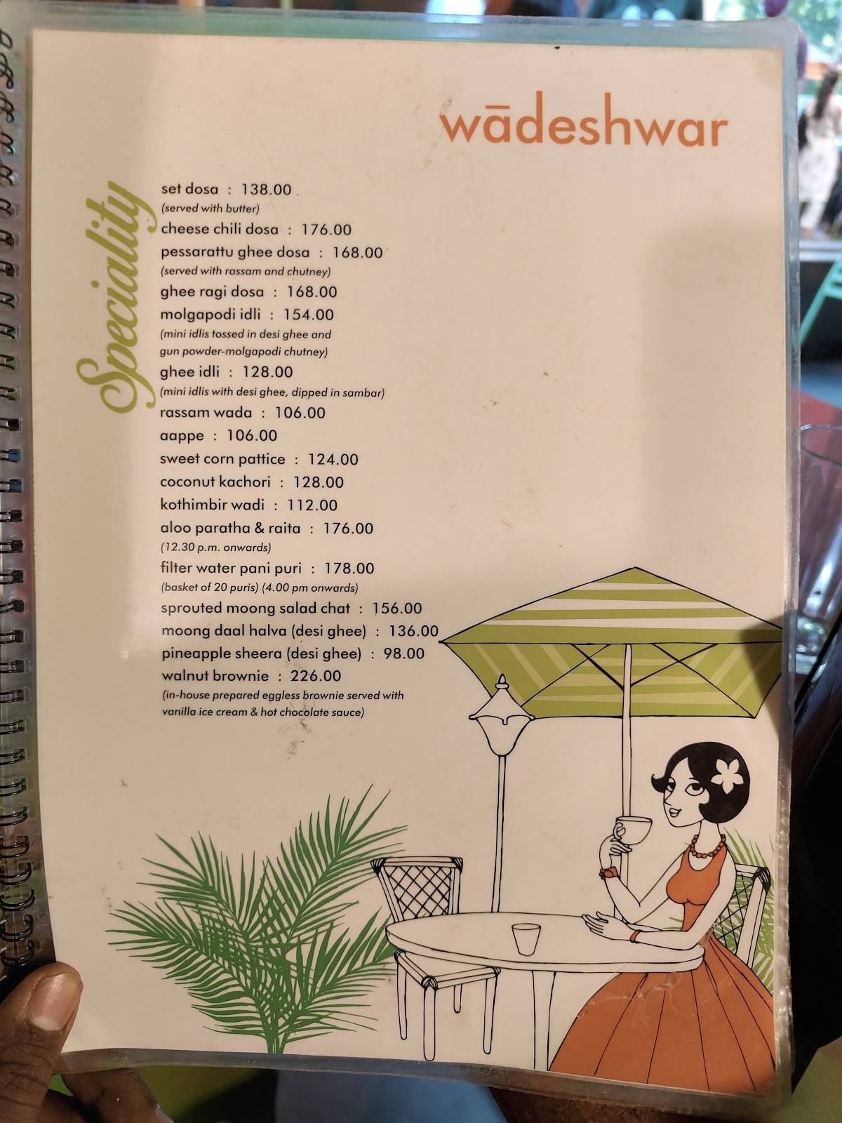 Wadeshwar menu