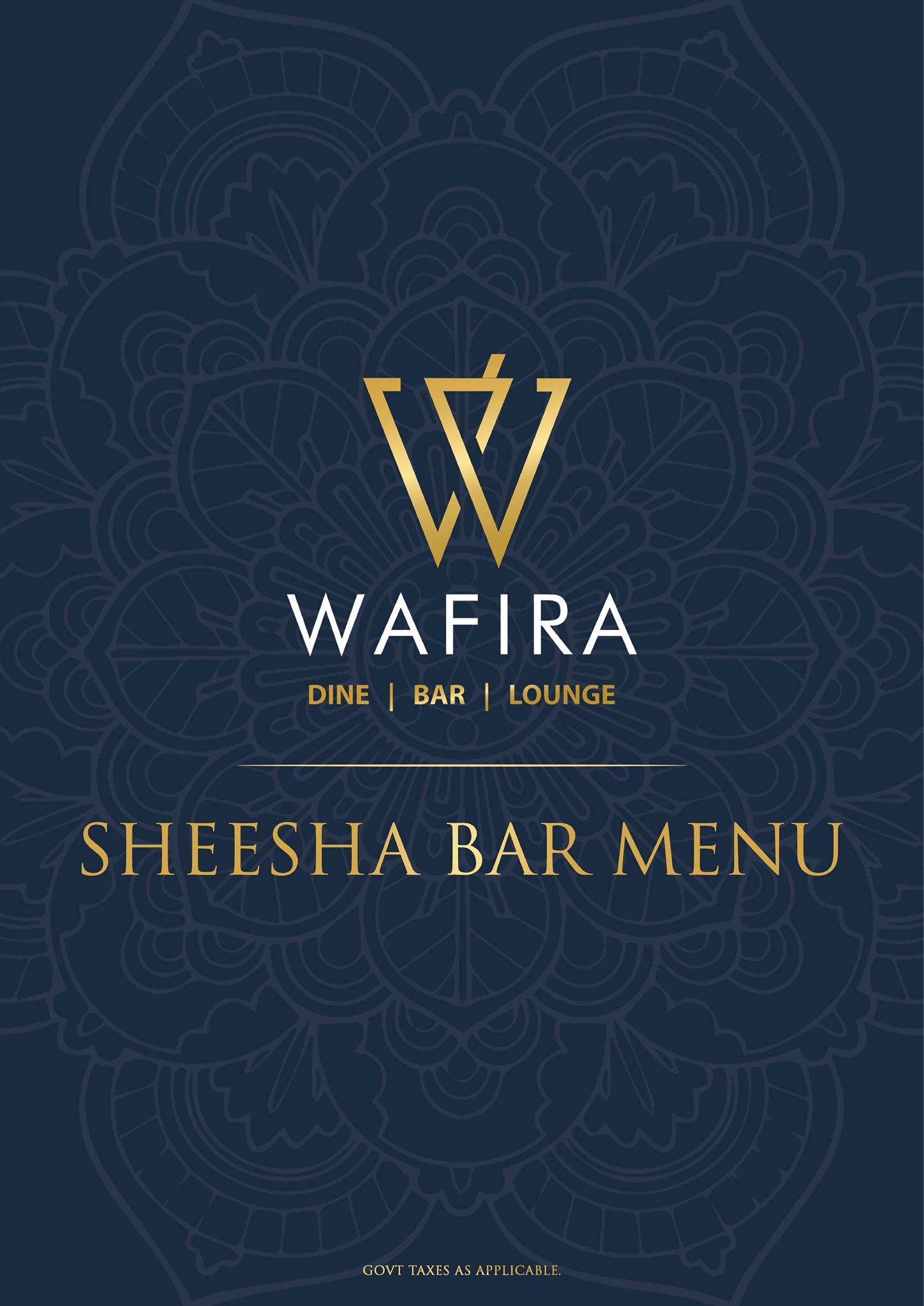 Wafira menu