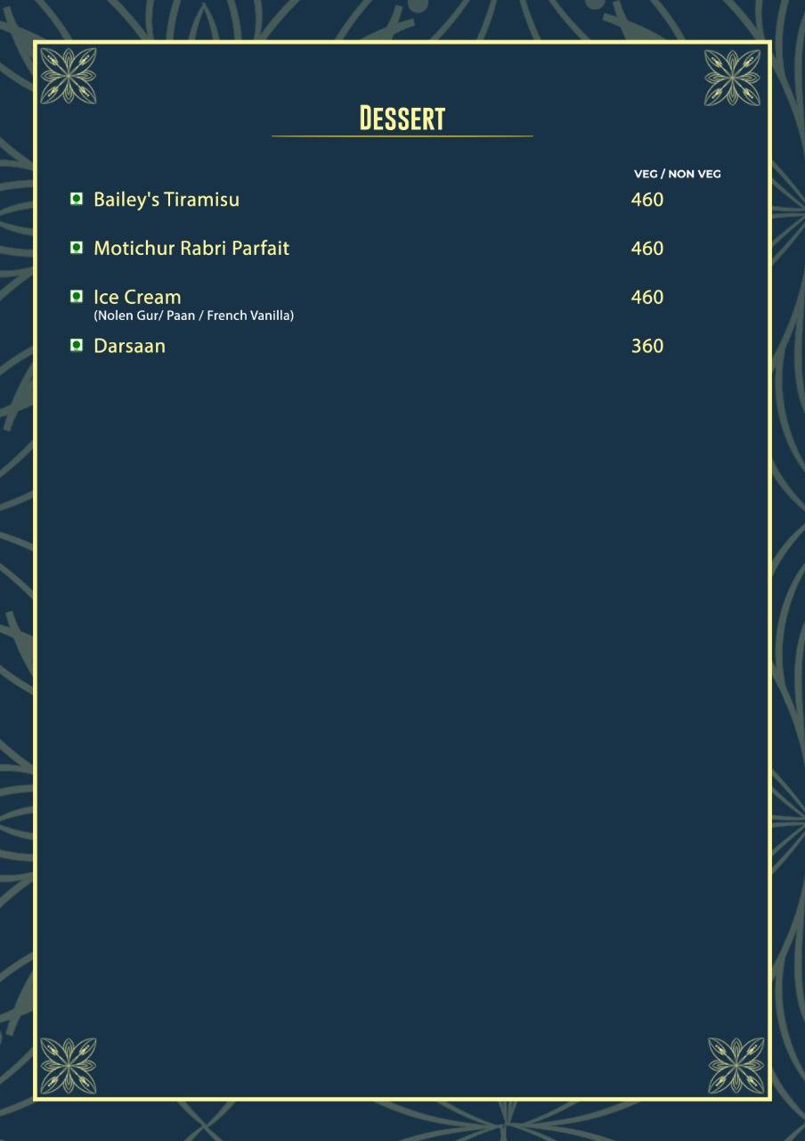 Wafira menu