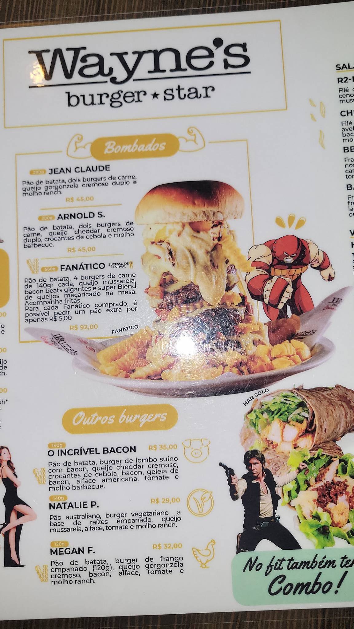 Wayne's Burger Star - Boa Viagem cardápio