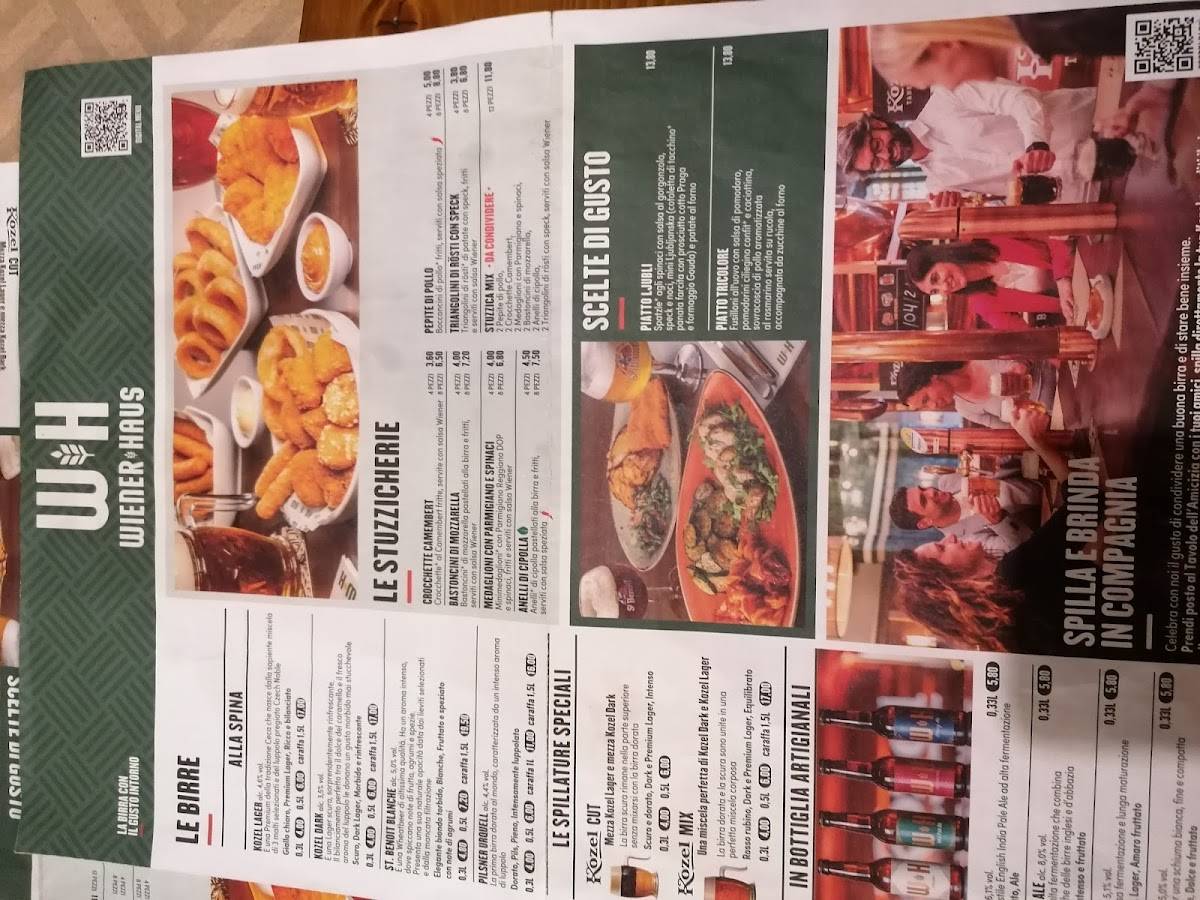 Menu di Wiener Haus Villesse 